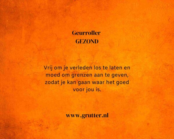 Geurroller gezond